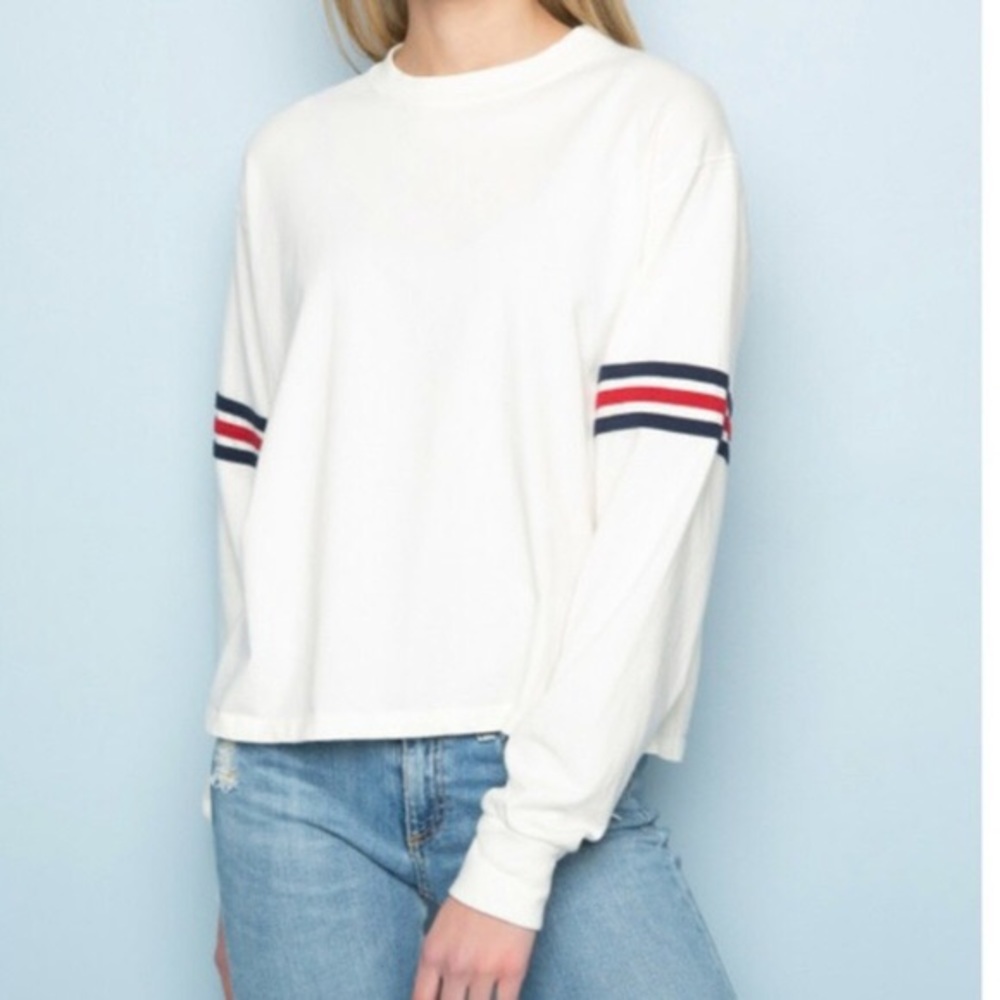 Brandy Melville John Galt White Longsleeve Top